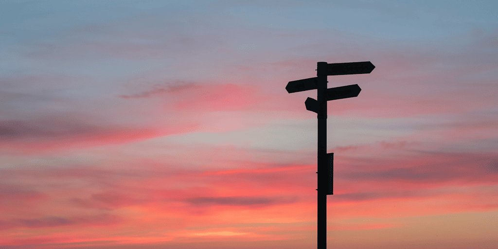 Road Directional Sign Image